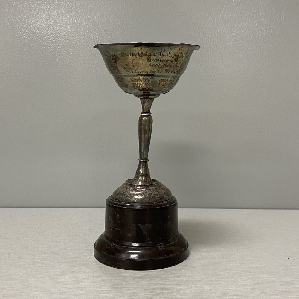 Trophy: PLC Croydon Athletics Intermediate Form Cup 1951 &ndash; 1995