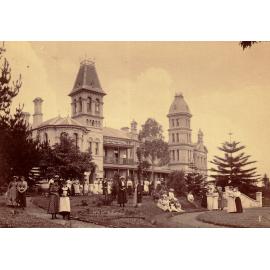 Shubra Hall and Students 1892